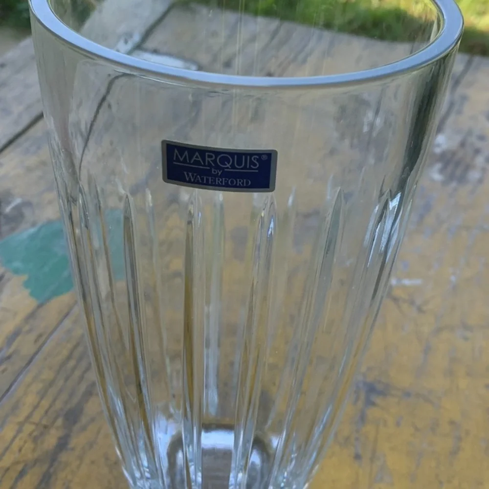 Marquis by Waterford Clear Glass Vase 8”